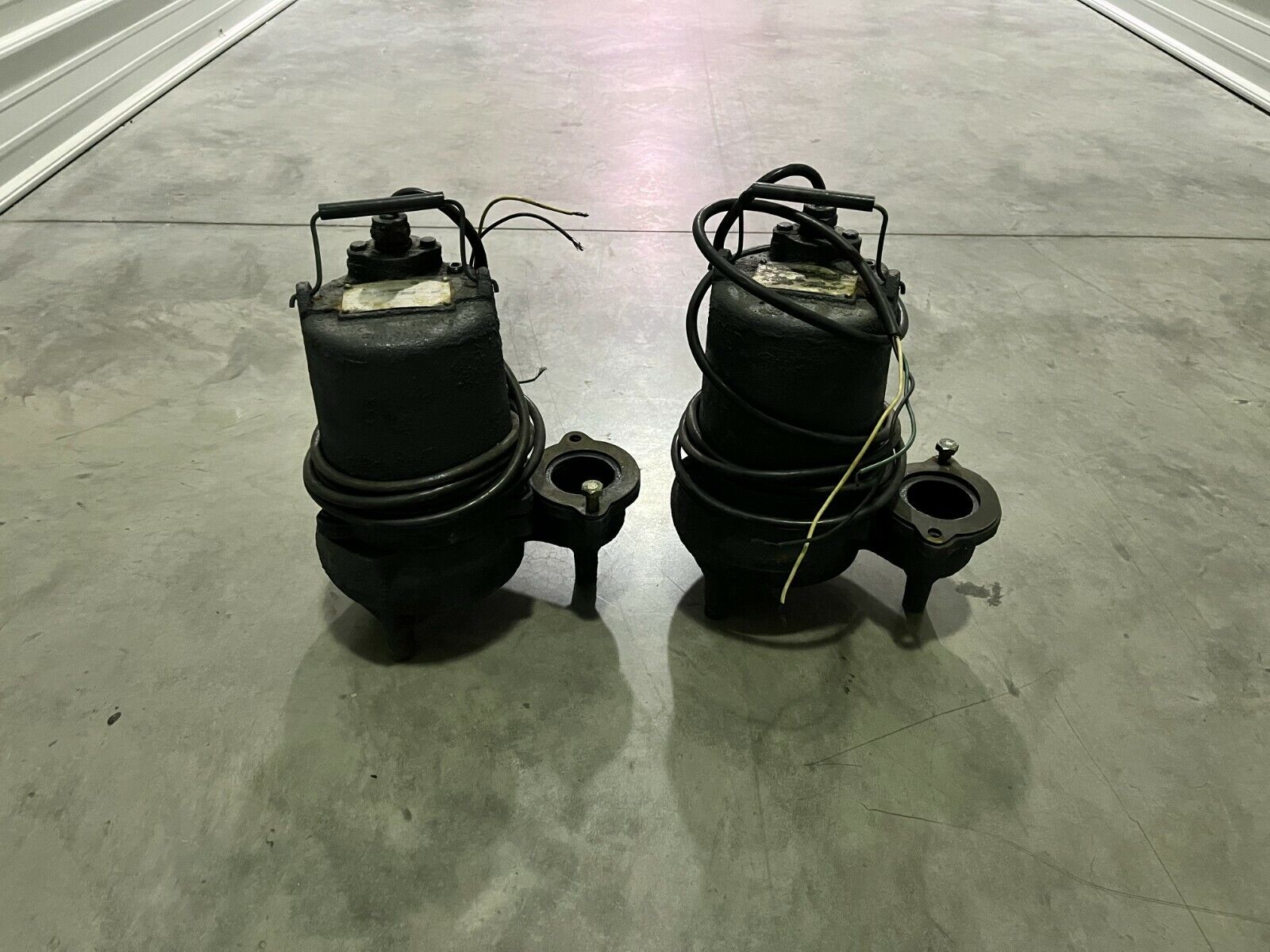 Lot Of 2 Hydromatic Sk60m2 Submersible Sewage Pump .6 Hp 230v