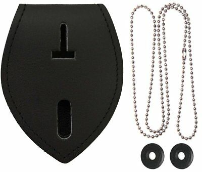 Universal Teardrop Belt Police Badge Holder - Also Can Wear Around Neck