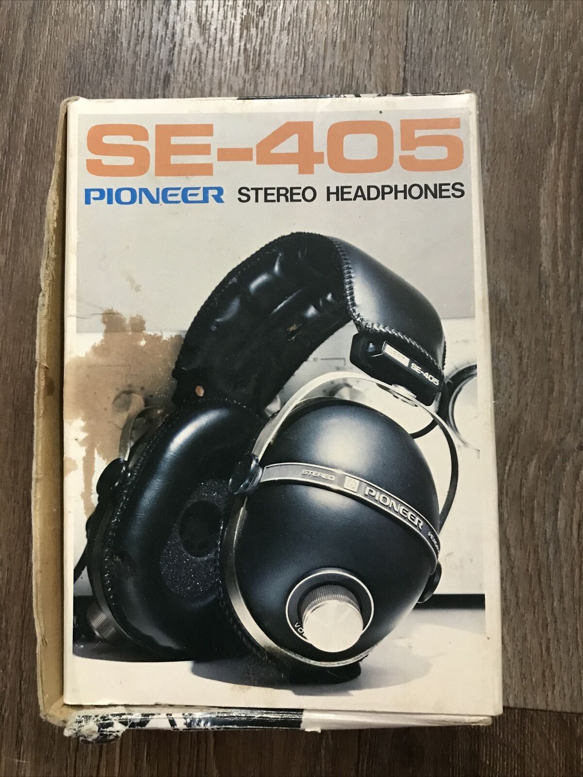 Vintage Pioneer Se-405 Stereo Headphones Box Only!!! Replacement Box!