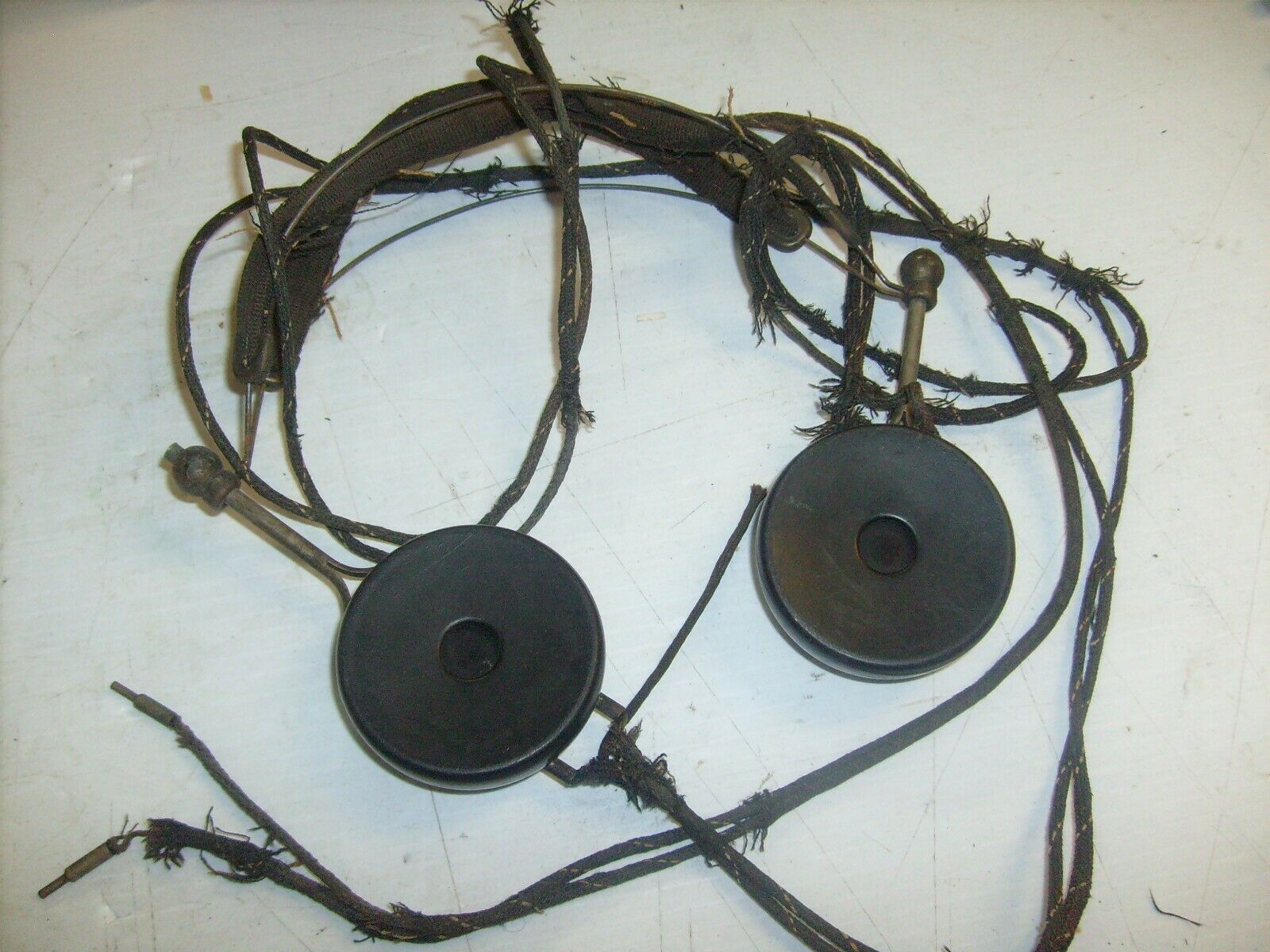 Vintage Frost Fones Headphones Tube Radio Operator Aircraft Phones Ham Radio