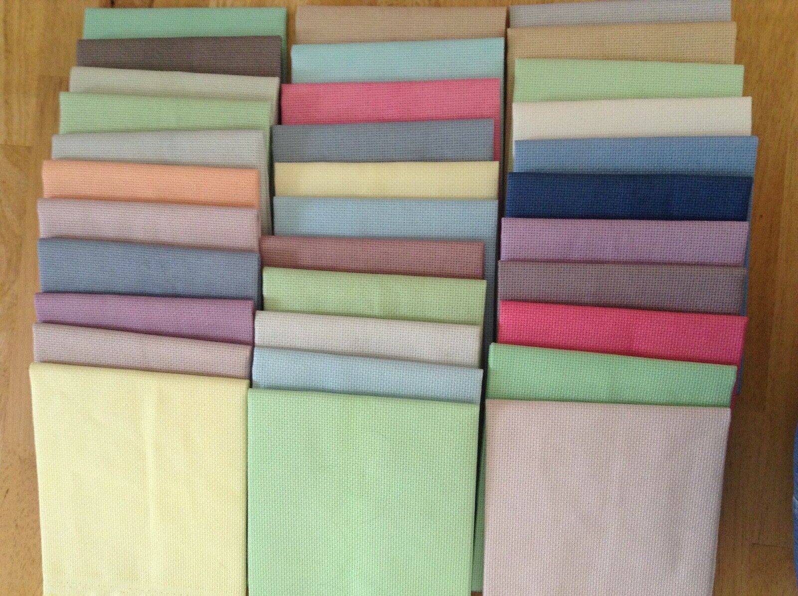 14-count Cross Stitch Fabric, Approx. 18" X 14" Aida, Choose Your Color