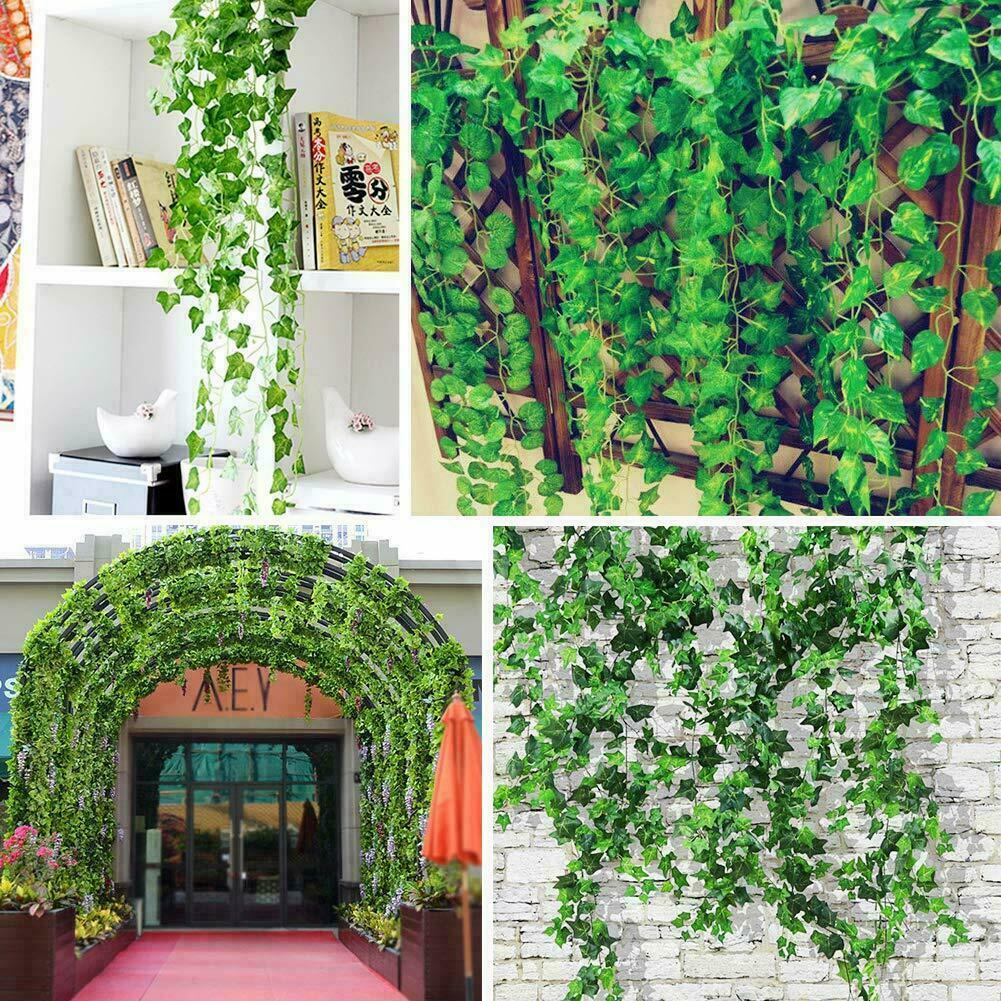 7.87ft Home Decor Fake Vine Foliage Flowers Artificial Ivy Leaf Garland Plants