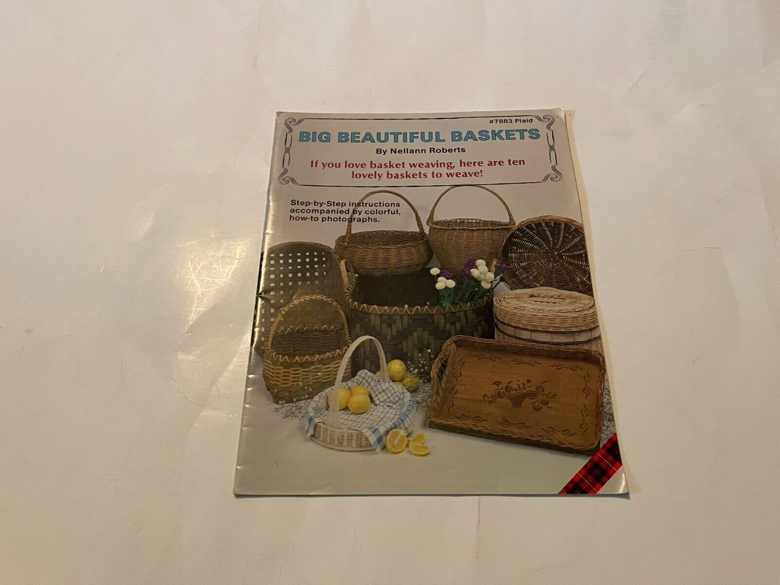 Big Beautiful Baskets 10 Patterns Nellann Roberts Vintage Booklet 7883