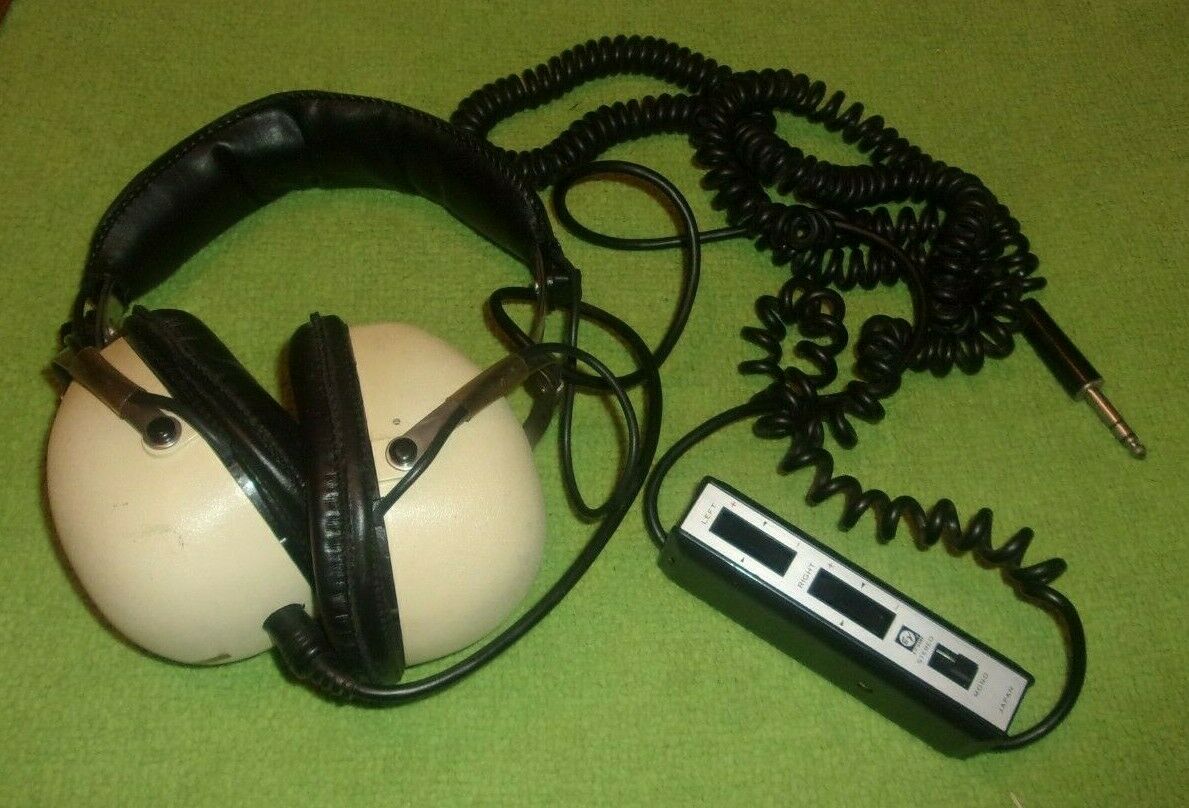 Vintage E-v Game Hp-20 Dynamic Stereo Headphones Japan Rare Collectible