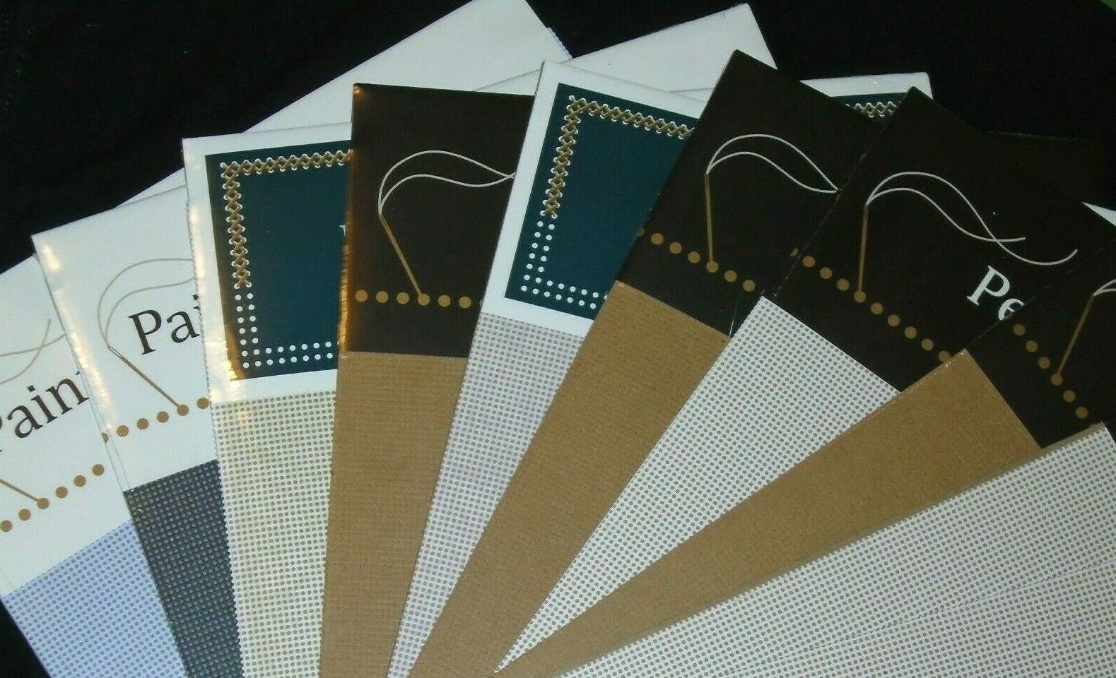 Variety Of Colors Mill Hill Perforated Paper 14, 18 Count  2 Sheets 9 X 12