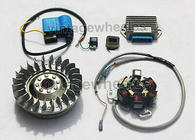 Lambretta Gp Std Weight 12v Electronic Ignition Kit- Cdi- Sil Stator & Extras